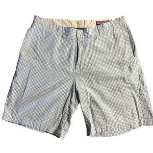 Vineyard Vines Mens Shorts 36 Checkered‎ Seersuckers Blue White